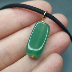 Nephrite Jade Wire Wrap Necklace